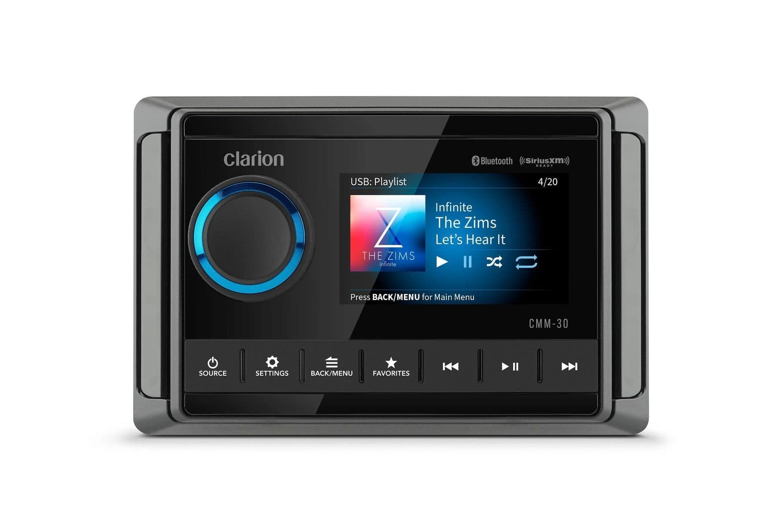 Unidad de Fuente Estereo Marino a Todo Color CMM-30 CLARION