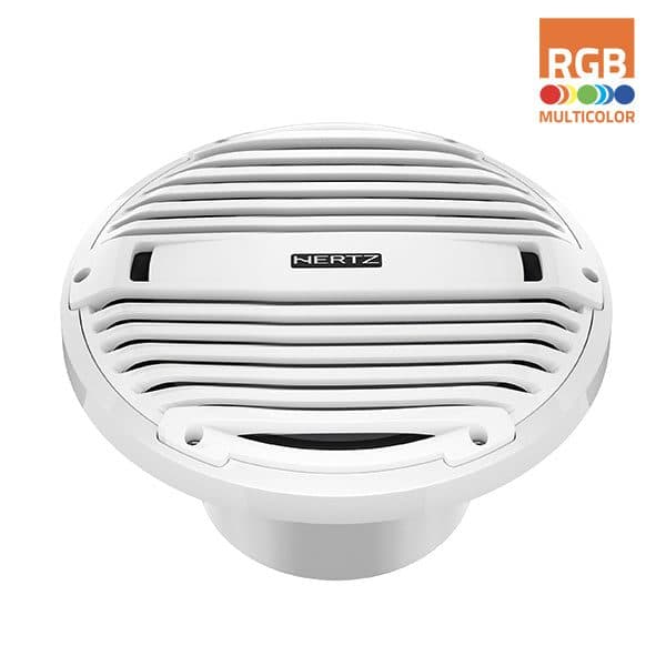 Subwoofer Marino de 12" con LED 1000w Blanco 4 Ohms HMS 12 B4-LD-W HERTZ