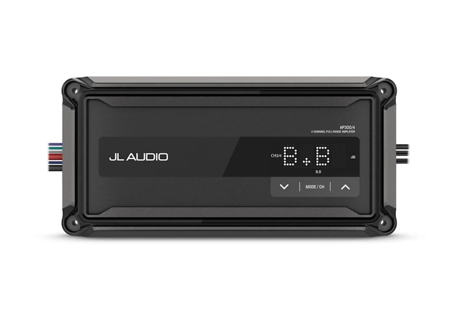JL Audio AP300/4 Amplificador Clase D de 4 Canales 300W RMS Marino y Powersports
