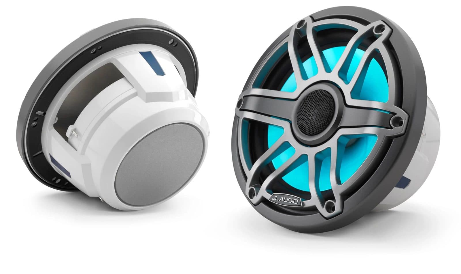 Bocinas Coaxial Marinas LED 7.7" 100w M6-770X-S-GmTi-i JL AUDIO