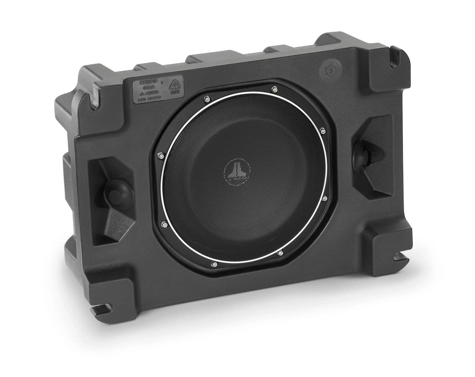 Cajon con Subwoofer de 10" resistente al agua de 300w sellado PES110-TW1-4 JL AUDIO