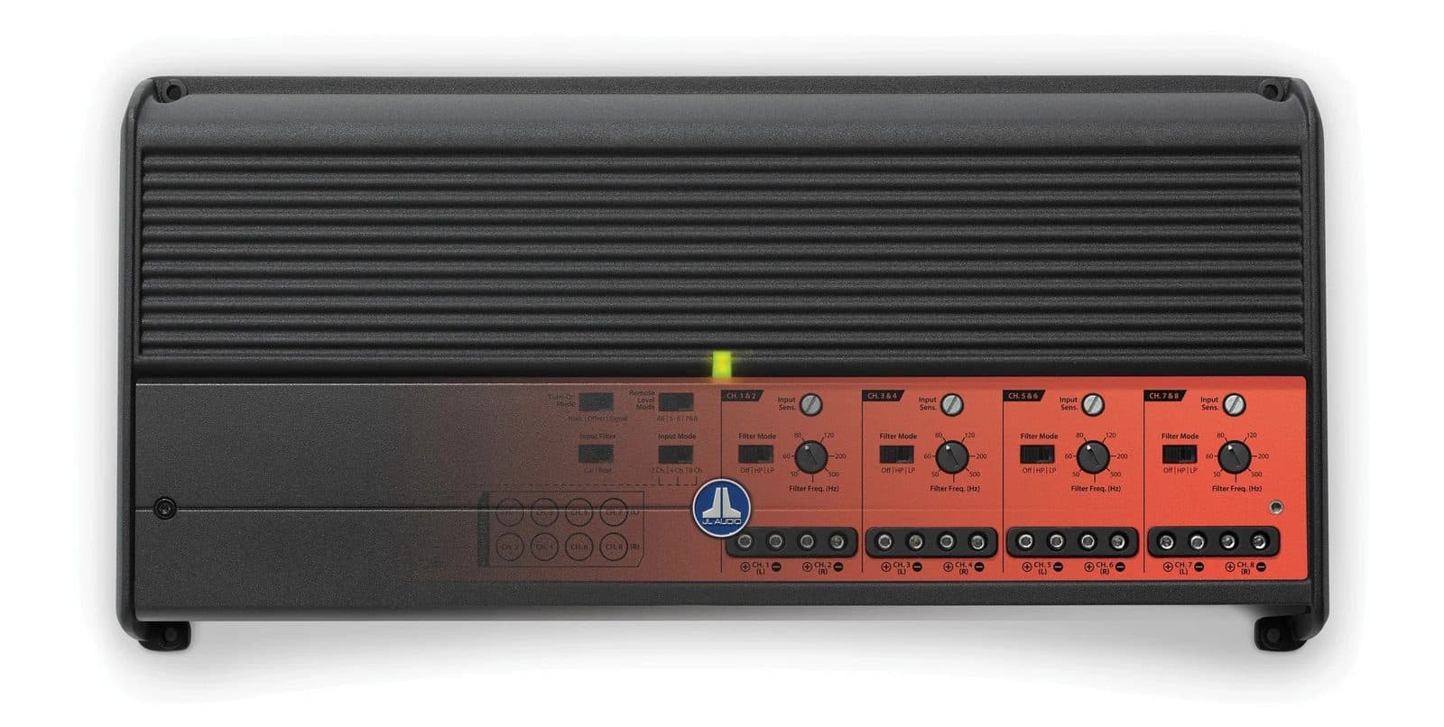 Amplificador Marino/Coche 800w de 8 Canales para sistemas de 24V XDM800/8-24V JL AUDIO
