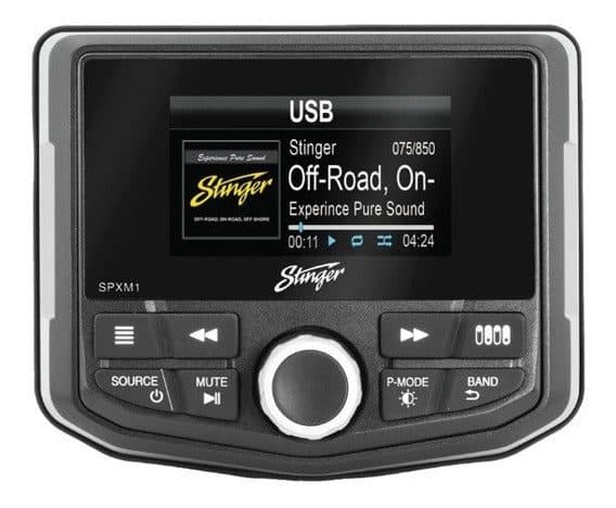 Reproductor Multimedia Marino con Pantalla de 2.7" STINGER