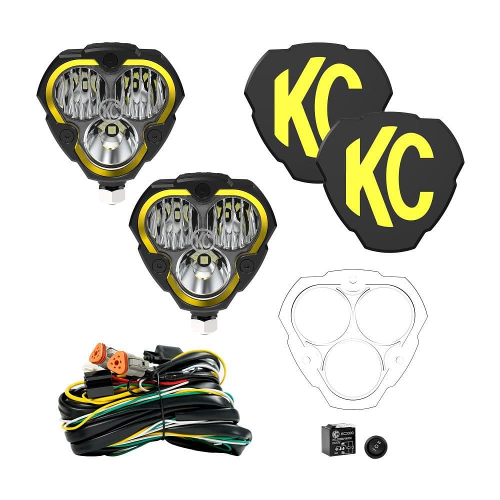 Kit de 2 Luces Antiniebla Dos Lentes FLEX ERA 3 KC HILITES