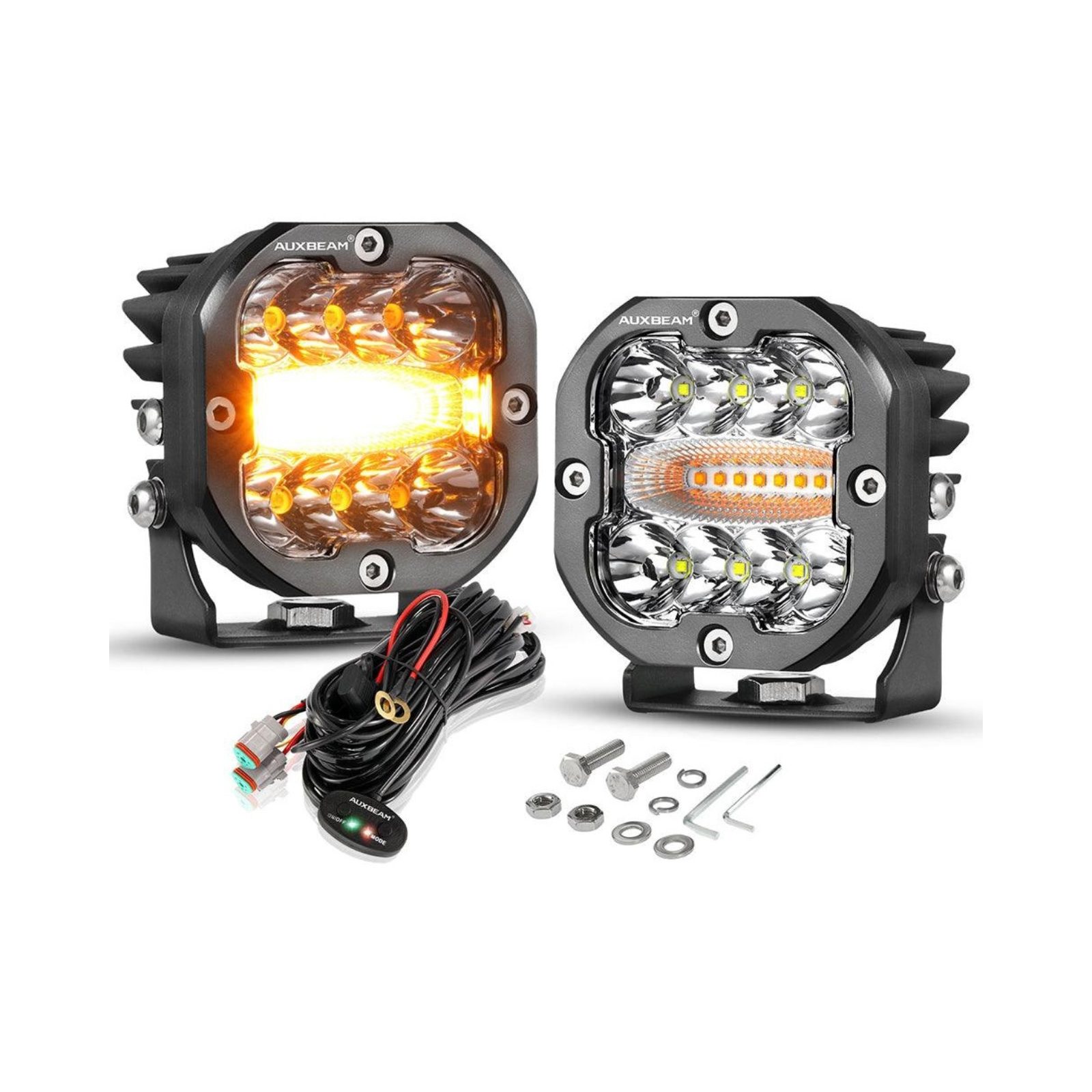 Auxbeam sistema de iluminación de 3 pulgadas (7.6 cm) para iluminación auxiliar